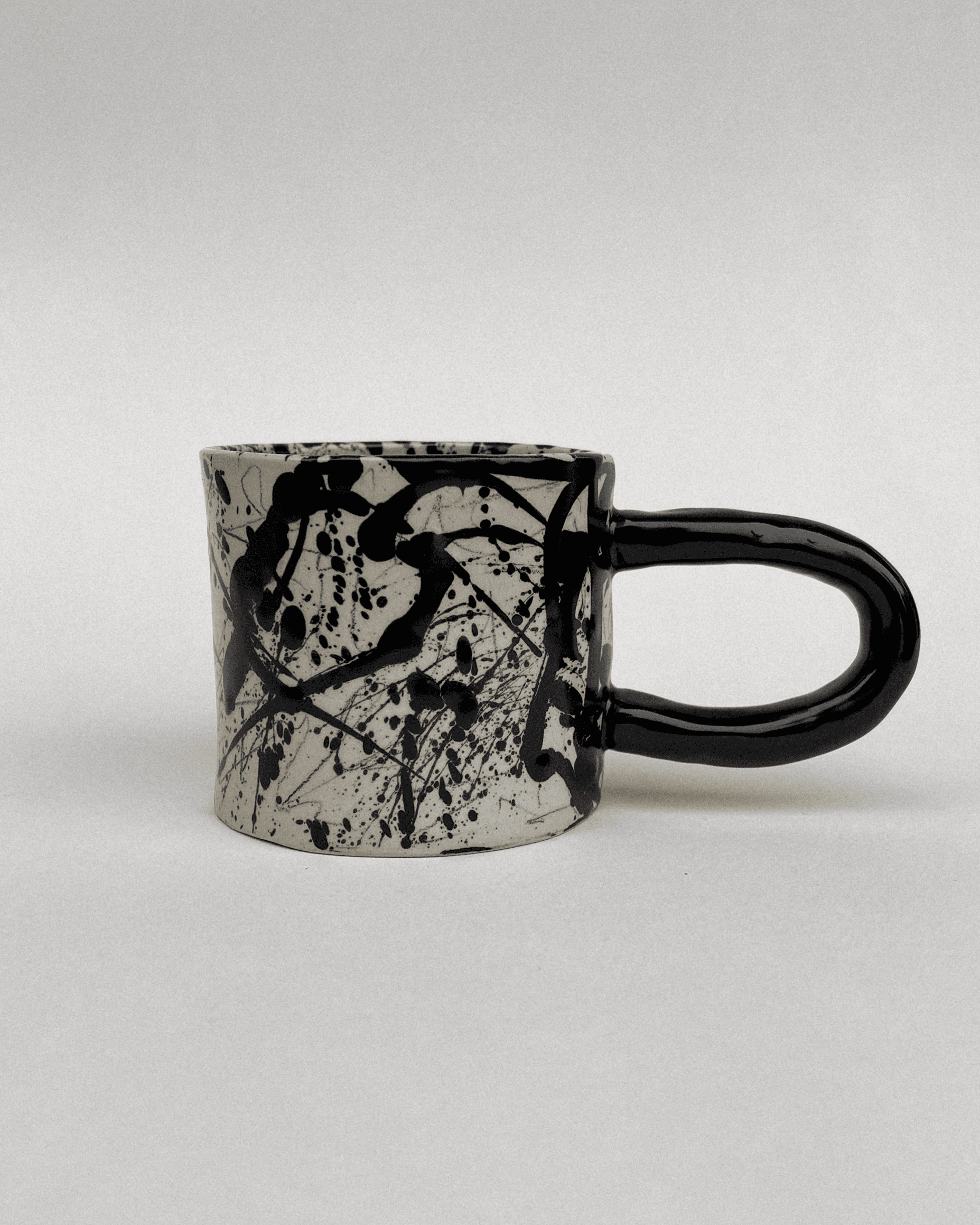 Kubek black - Pollock